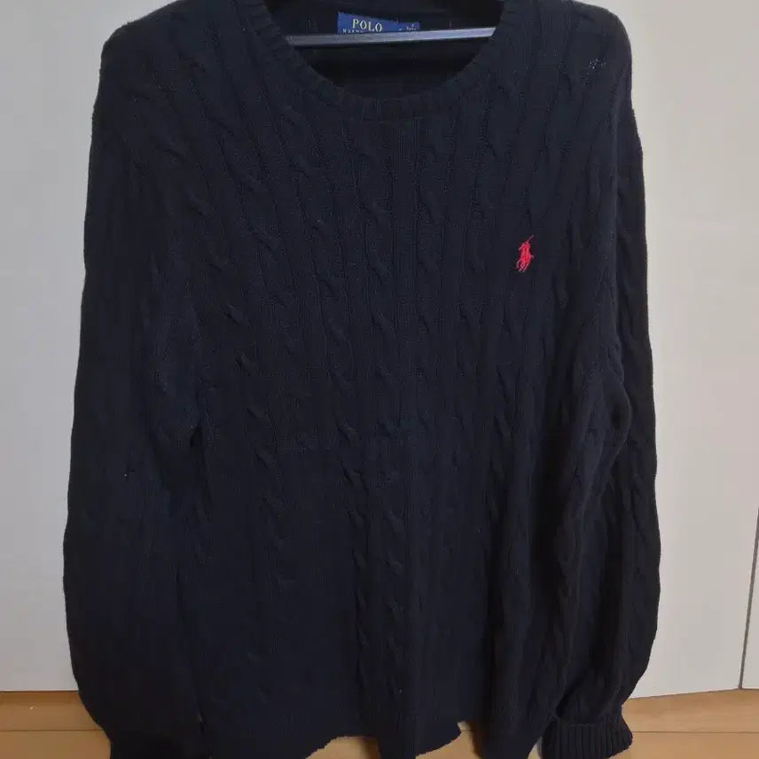 [BUNJANG] Polo Ralph Lauren Cable Knit Sweater / 폴로 꽈배기 니트