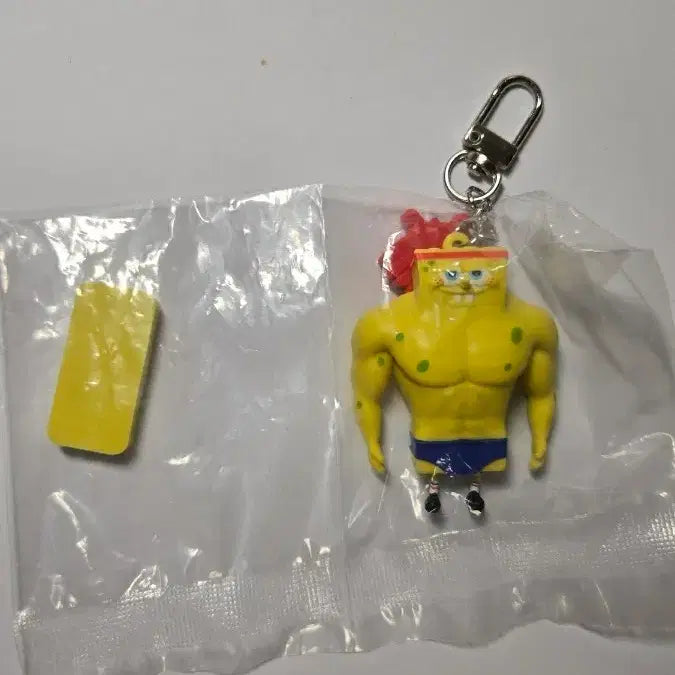 [BUNJANG] Muscle Bob SpongeBob Keychain / 근육빵빵 스폰지밥 키링