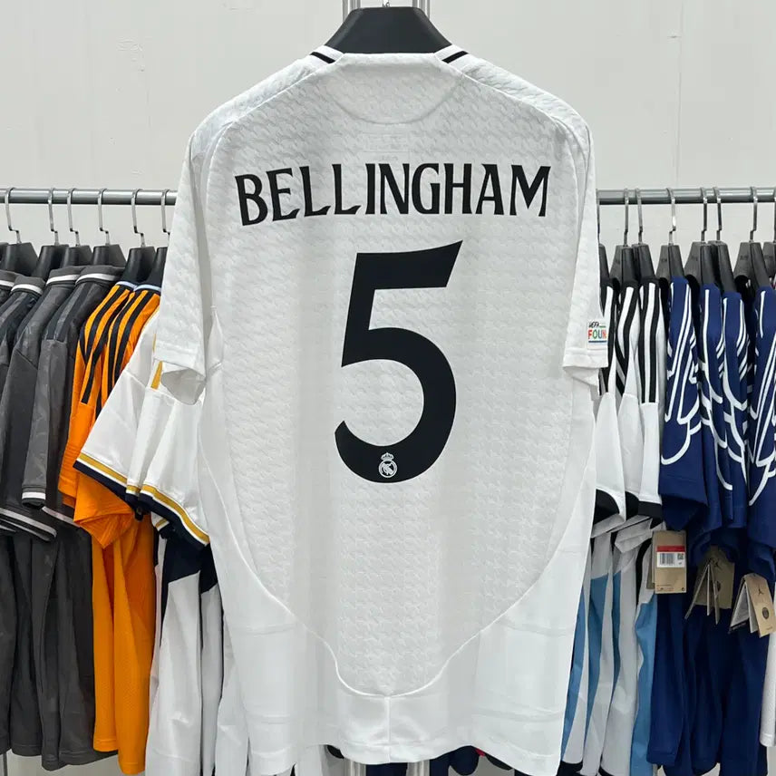 [BUNJANG] Real Madrid 24/25 Jude Bellingham Authentic Home Jersey / 24/25 레알 마드리드 홈 NO.5 주드 벨링엄 어센틱 유니폼