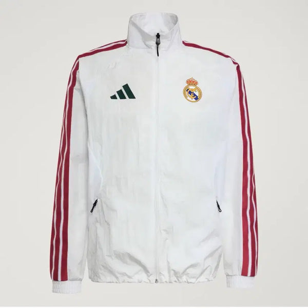 [BUNJANG] Adidas Real Anthem Jacket White M / 아디다스 레알핸섬 자켓