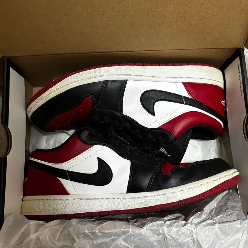 [BUNJANG] Jordan 1 Bred Toe Low / (285) 조던 1 브레드토 로우