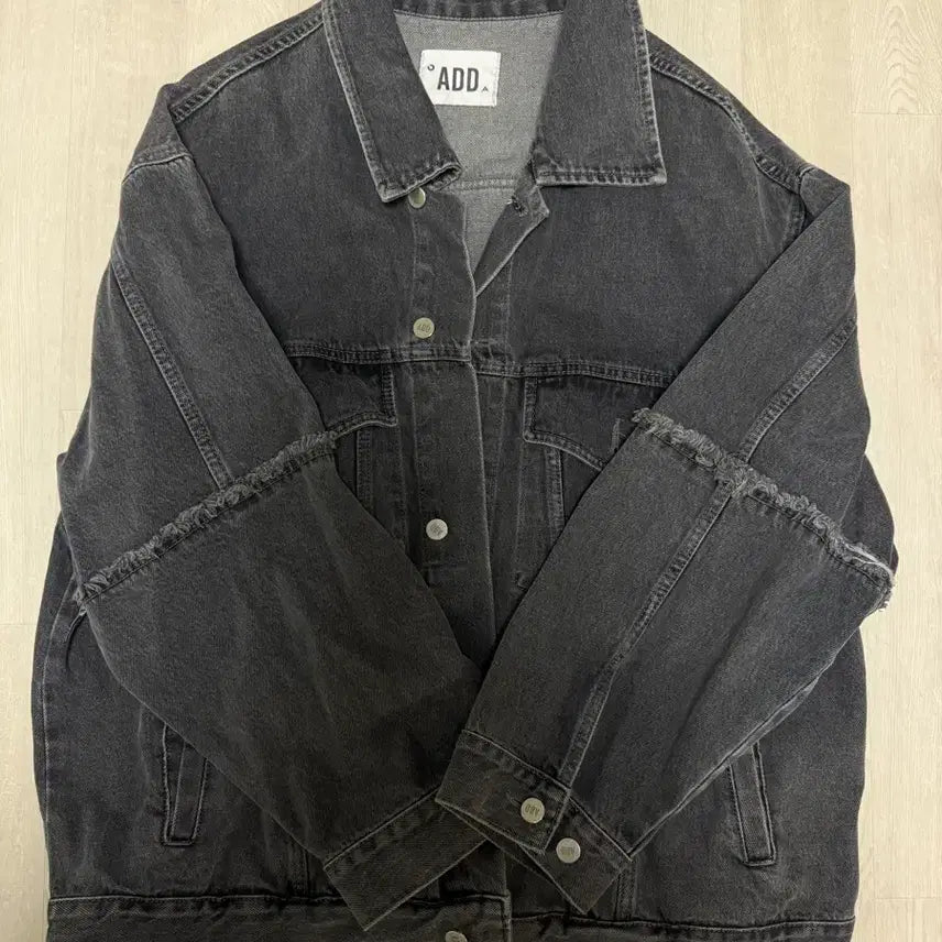 [BUNJANG] ADD Oversized Black Denim Jacket / ADD 애드 오버핏 흑청 데님 자켓 에드