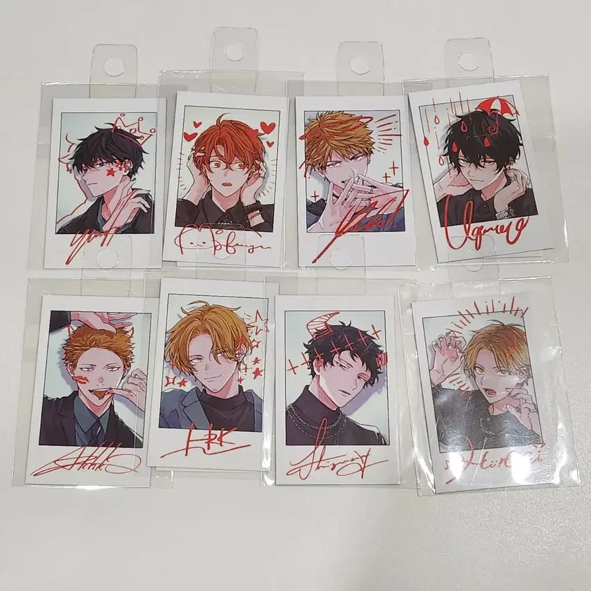 [BUNJANG] GIVEN Cheki 8 Type Bundle Set / GIVEN 기븐 체키 8종 일괄