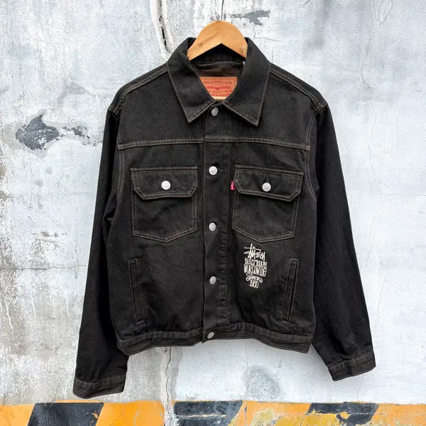 [BUNJANG] Stussy x Levi's Denim Jacket / Stussy x Levis 스투시 x 리바이스 데님 자켓