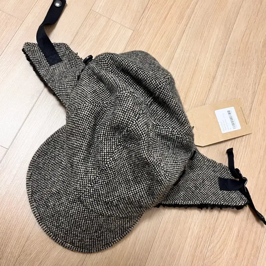 [BUNJANG] Checkered Pattern Trapper Hat / 체크 패턴 귀달이 모자