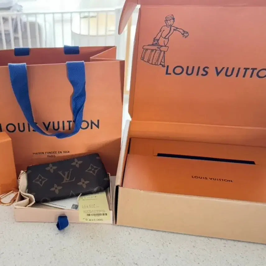 [BUNJANG] Louis Vuitton Monogram Key Pouch Card Holder / 루이비통 모노그램 키파우치 카드지갑