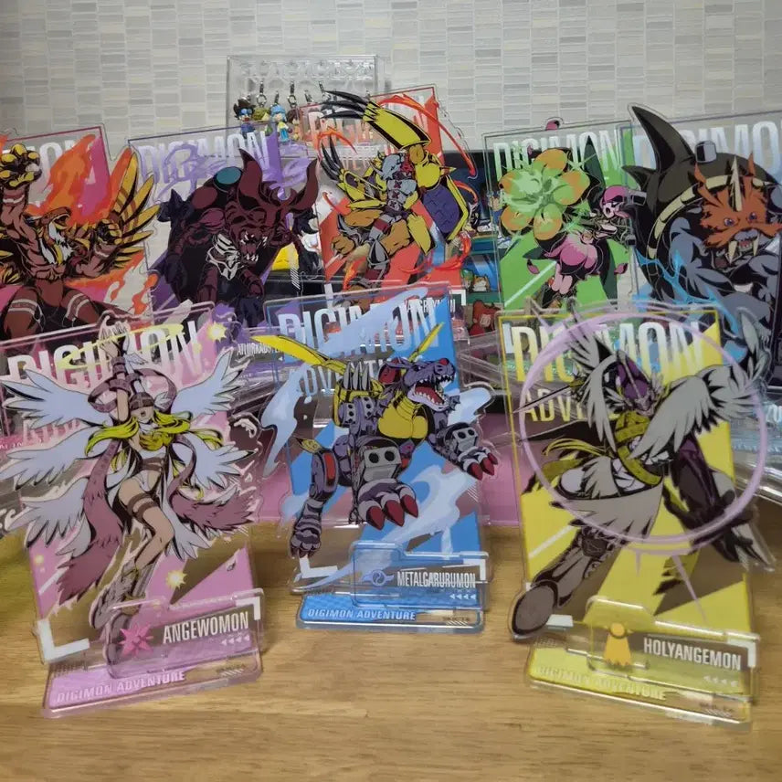 [BUNJANG] Digimon Final Evolution Acrylic Stand Set / 디지몬 아크릴 스탠드 8종 일괄