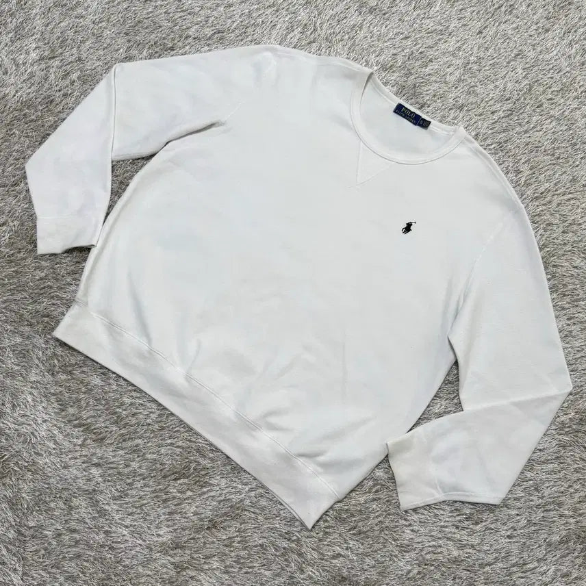 [BUNJANG] Polo Ralph Lauren Sweatshirt White XL / 폴로 랄프로렌 맨투맨 화이트