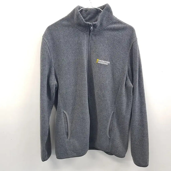 [BUNJANG] Gray Fleece Jacket (M) / 그레이 플리스 자켓 M