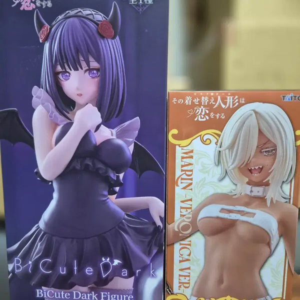 [BUNJANG] BiCute Dark Marine & Coreful Veronica Figures Bundle Set (Sealed) / 미개봉 일괄)) BiCute Dark 마린 피규어 / Coreful 베로니카 피규어