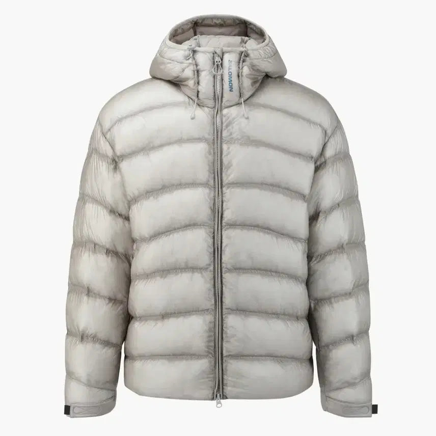 [BUNJANG] Salomon Uni Cross Insulation Lightweight Padded Jacket - Light Grey / [XL] 살로몬 UNI 크로스 인슐레이션 경량 패딩 자켓 라이트 그레이