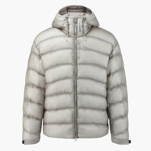[BUNJANG] Salomon Uni Cross Insulation Lightweight Padded Jacket - Light Grey / [XL] 살로몬 UNI 크로스 인슐레이션 경량 패딩 자켓 라이트 그레이