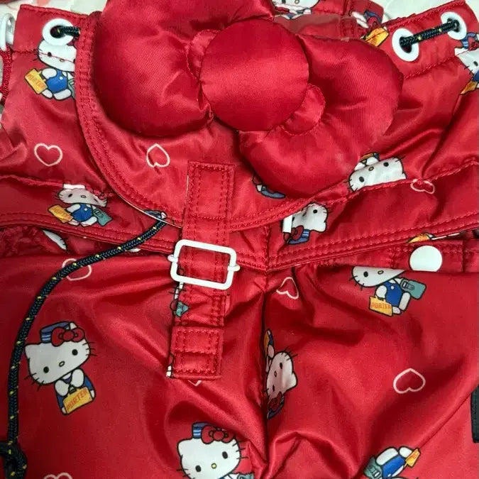 [BUNJANG] Porter x Hello Kitty Backpack Red / 포터 x 헬로키티 백팩 레드