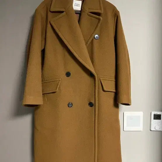 [BUNJANG] Studio Tomboy Brown Wool Coat / 스튜디오 톰보이 브라운 울 코트