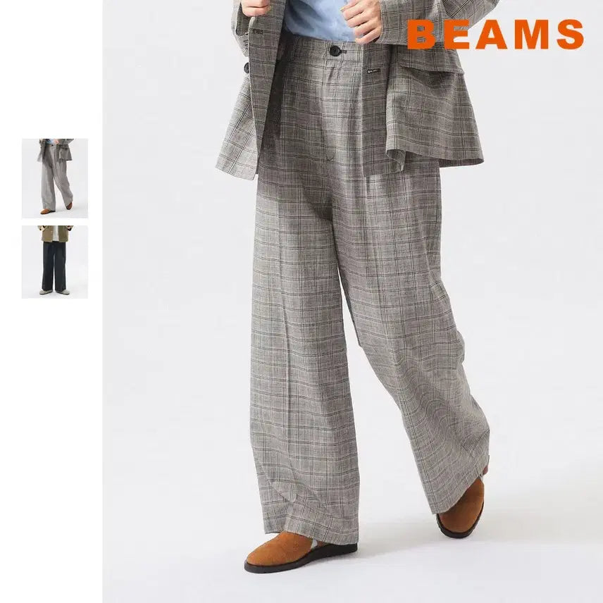 [BUNJANG] BEAMS BOY Check Slacks / 빔즈 보이 체크 슬랙스