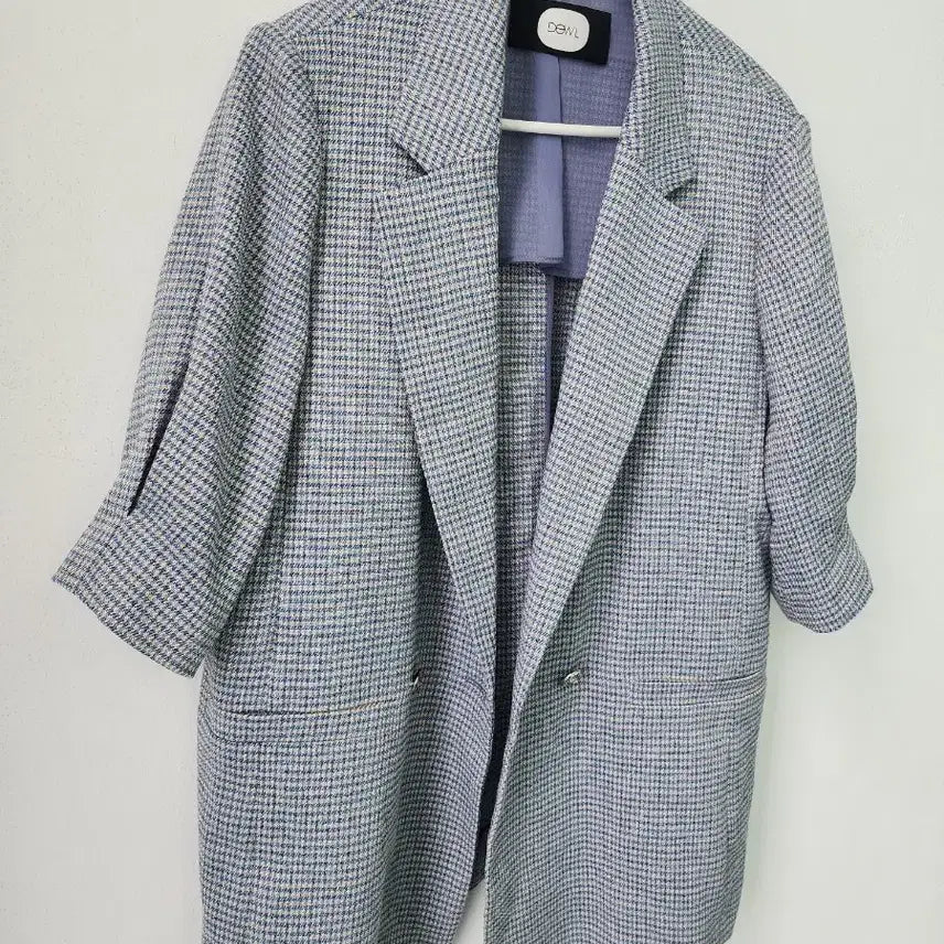 [BUNJANG] DUEL Volume Sleeve Check Jacket / 25년 듀엘 볼륨소매 체크자켓