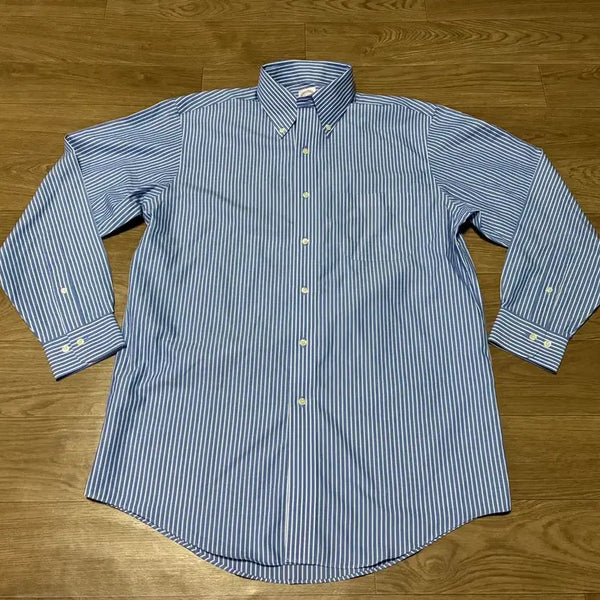 [BUNJANG] Brooks Brothers Striped Shirt / 100/15 2/3) 브룩스브라더스 스트라이프 셔츠