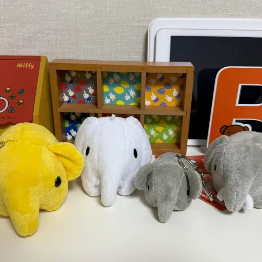 [BUNJANG] Elephant Plush Toy Set / 코끼리 인형 세트