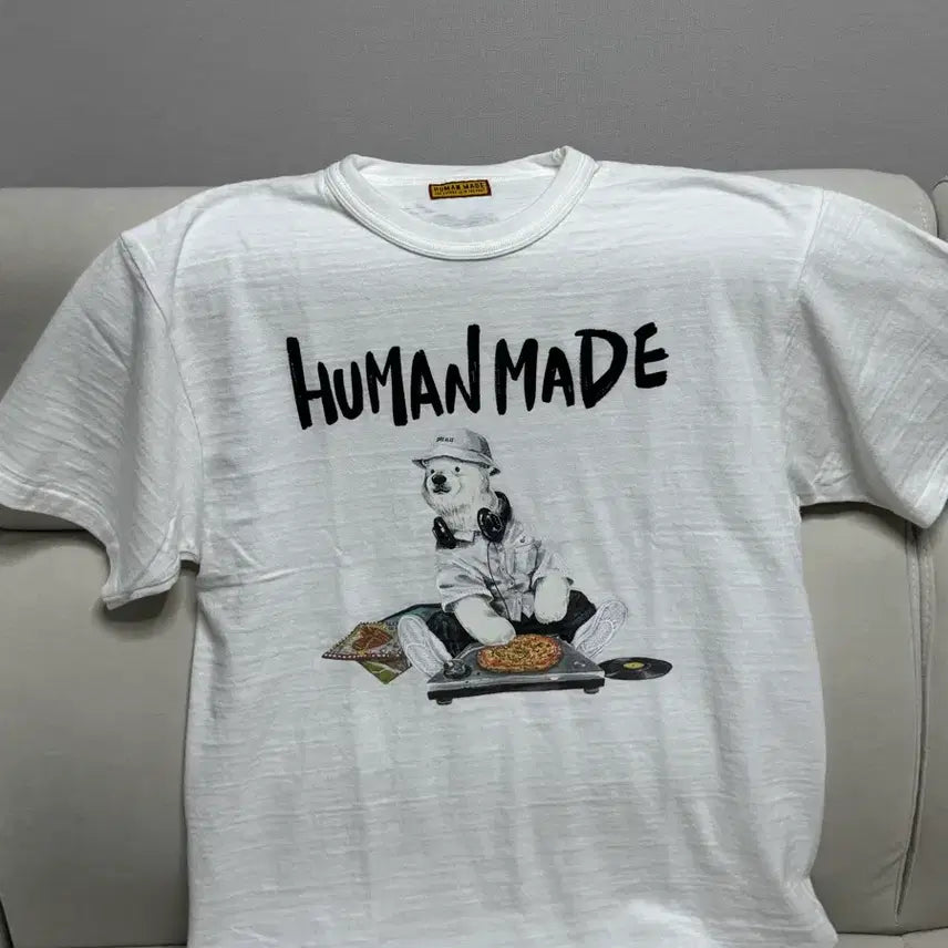 [BUNJANG] Human Made T-Shirt White L / 휴먼메이드 반팔티 화이트 L