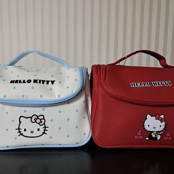 [BUNJANG] Sanrio Hello Kitty Cosmetic Pouch Set / 산리오 헬로키티 화장품 파우치 가방 새상품