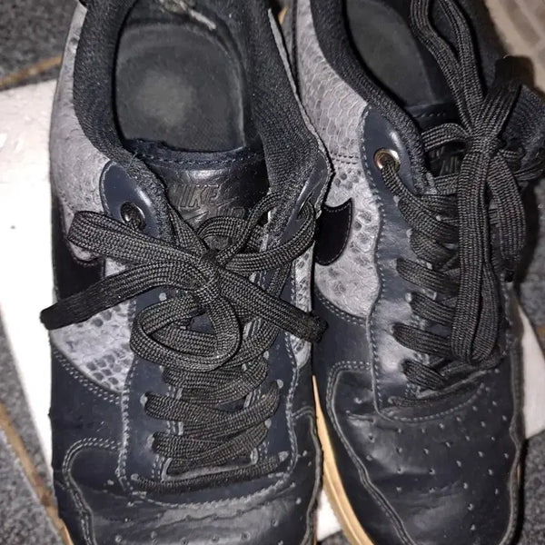 [BUNJANG] Nike Air Force 1 Low Black Python / 나이키 에어포스 1 로우 블랙 파이톤