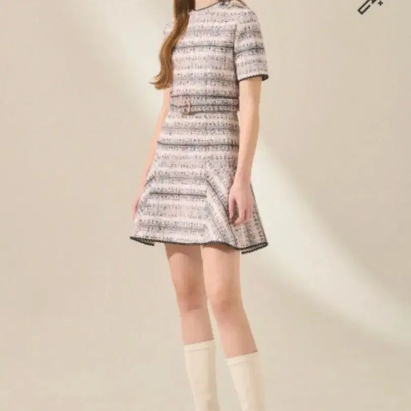 [BUNJANG] Mine Tweed Dress / 한섬 MINE 마인 트위드 원피스