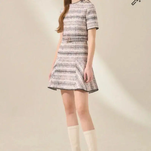 [BUNJANG] Mine Tweed Dress / 한섬 MINE 마인 트위드 원피스