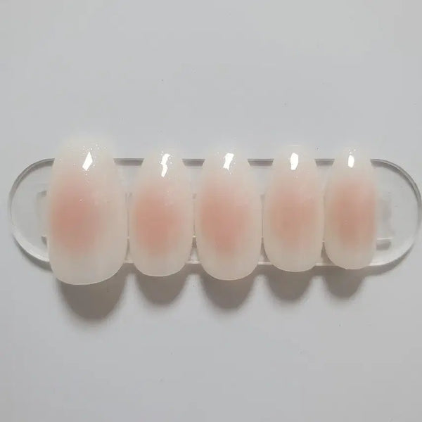 [BUNJANG] Handmade Subtle Pearl Nail Tips / 치크 은은펄 네일팁