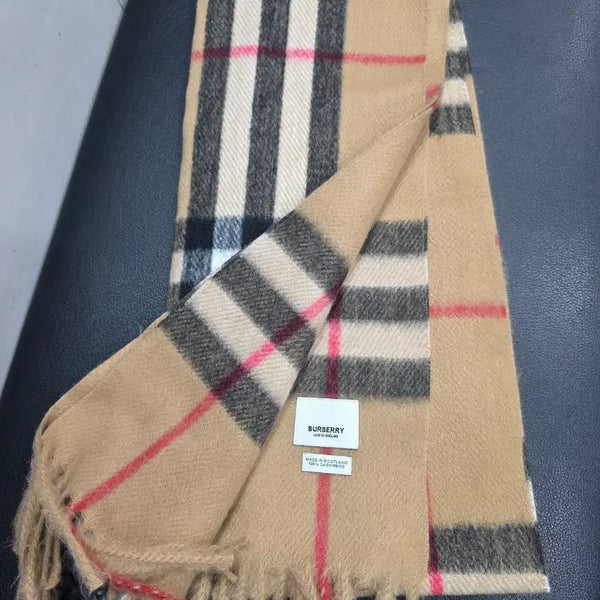 [BUNJANG] Burberry Cashmere Scarf Beige / 버버리 캐시미어 머플러 베이지