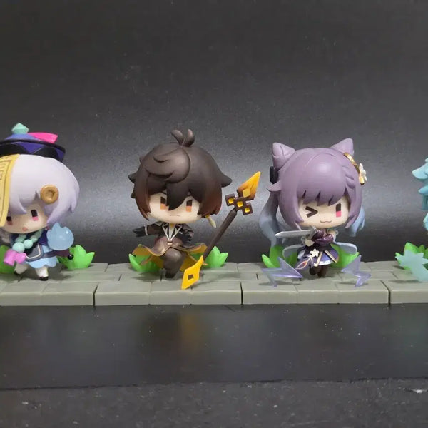 [BUNJANG] Genshin Impact Teyvat Chapter: Liyue Chapter Figures Bundle Set (Unsealed) / 개봉)원신 전장의늠름한모습 리월편 5종 일괄 팝니다.