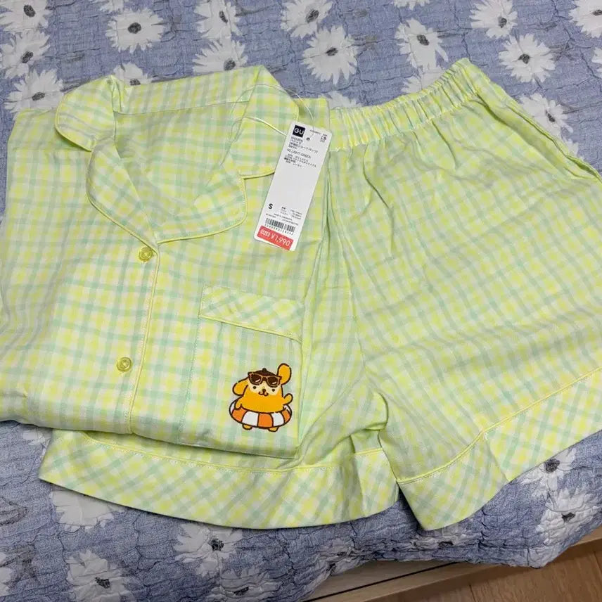[BUNJANG] GU Pompompurin Pajamas Size S / GU 지유 폼폼푸린 잠옷 S (새상품)