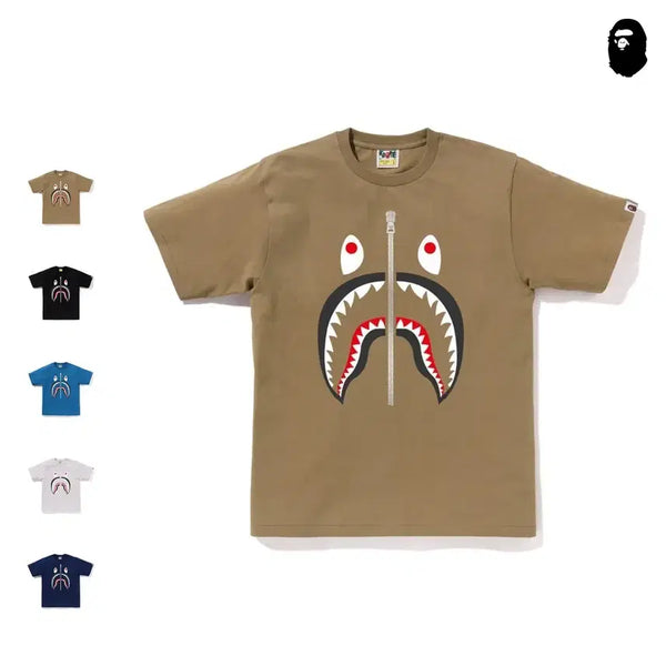 [BUNJANG] BAPE Shark Logo T-Shirt / 베이프 샤크 로고 티셔츠