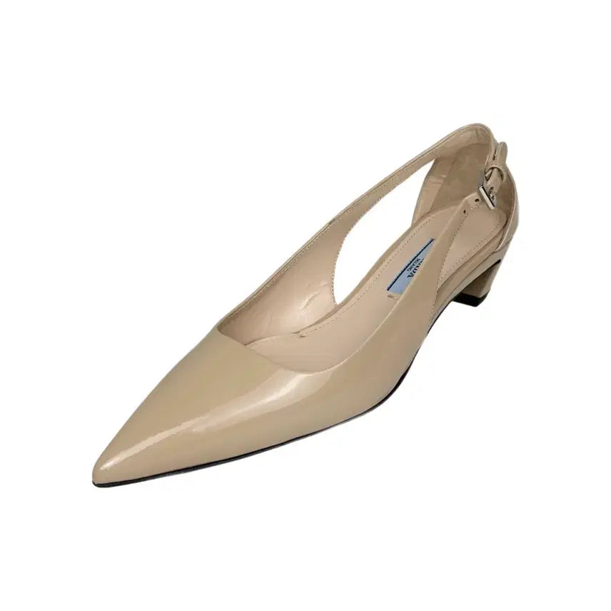[BUNJANG] Prada Patent Leather Cipria Slingback Pumps (36) / [정품] 프라다 페이던트 레더 펌프스 시프리아 (36)