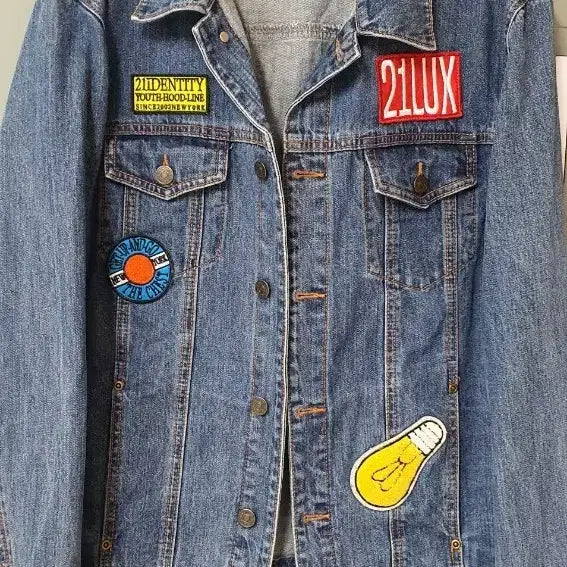 [BUNJANG] Jack & Jill Cotton Denim Jacket XL (105) Spring/Fall / 잭앤질(정품) 봄가을용 청자켓 XL 105호 S급! 드라이완료!