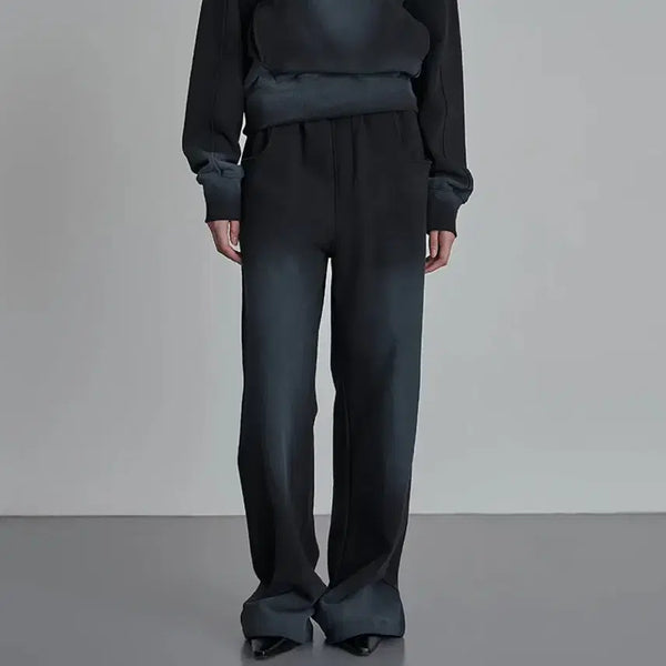 [BUNJANG] E.Y.E Variation Spray Washed Semi-Flare Sweatpants / [S] 이예 베리에이션 스프레이 워시드 세미 플레어드 스웻팬츠