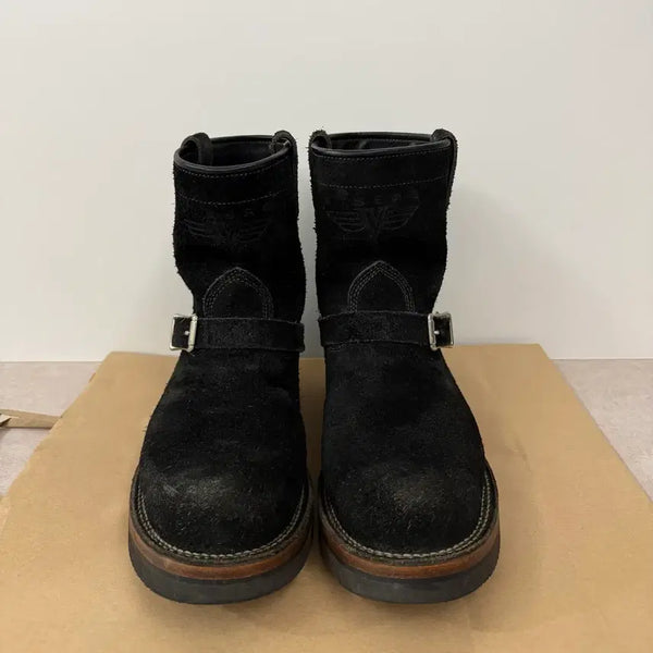 [BUNJANG] Viborg Black Rough Out Engineer Boots Size 9 / 바이버그 러프아웃 숏엔지니어부츠 9사이즈