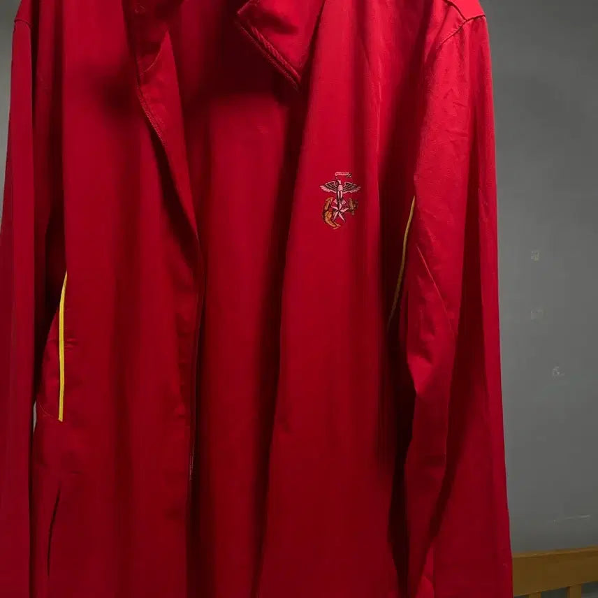 [BUNJANG] ROK Marine Corps Spring/Autumn Track Jacket Windbreaker Size 105 / 해병대 춘추체육복 바람막이 사이즈105