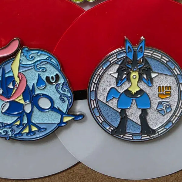 [BUNJANG] Pokemon 100 Badge Bundle Set / 포켓몬 랜덤 100 뱃지 개굴닌자, 루카리오 판매