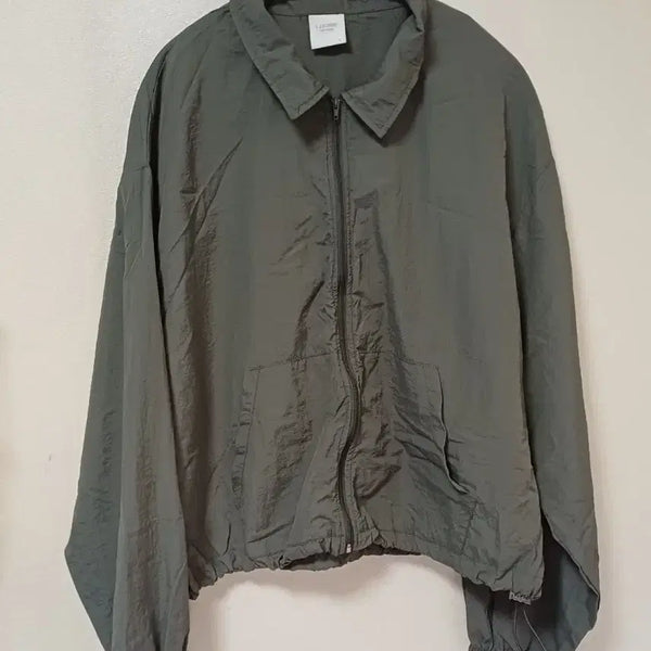 [BUNJANG] Unisex Windbreaker Jacket / (옷정리)먹색 바람막이