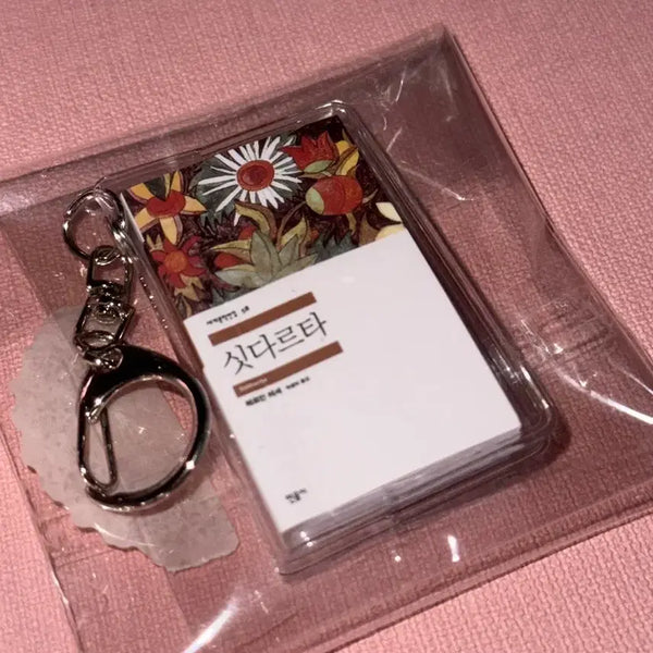 [BUNJANG] Minumsa Popup Siddhartha Miniature Keychain / 민음사 팝업 미니어쳐 키링 싯다르타