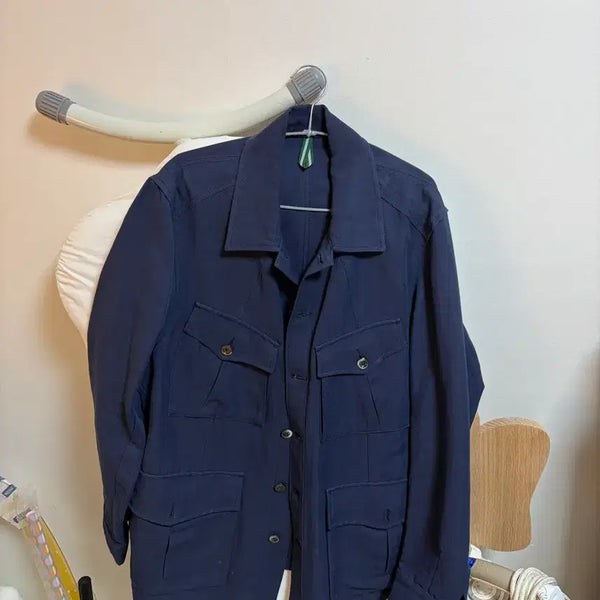 [BUNJANG] Drakes Fatigue Jacket Navy XL / 드레익스 퍼티그자켓 네이비 42사이즈 xl