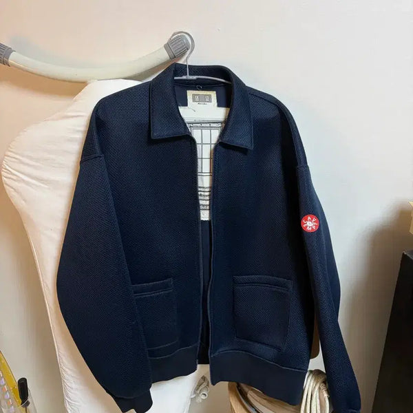 [BUNJANG] Cav Empt Neoprene Jacket Navy / 카브엠트 네오플랜 자켓