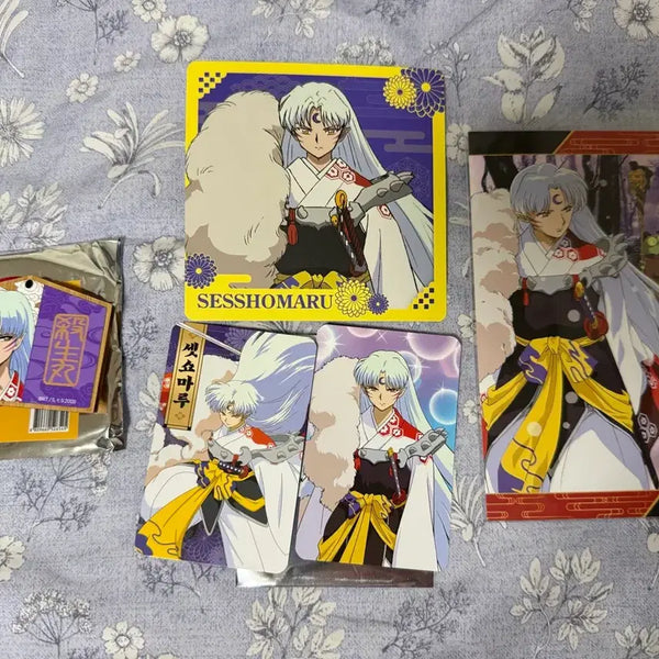 [BUNJANG] Inuyasha Sesshomaru Bundle Set / 이누야샤 팝업 셋쇼마루에마키링 + 카드 + 특전(일괄)