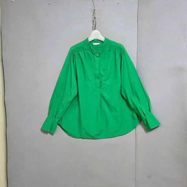 [BUNJANG] Yours (잇미샤) Green Blouse / 잇미샤 그린색 블라우스 n9614