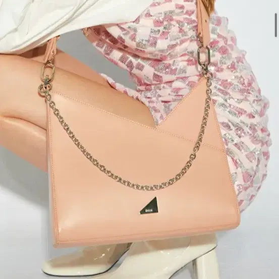 [BUNJANG] Bbyb Nuwa Shoulder Bag Pink / 새상품)백화점 비비와이비 숄더백