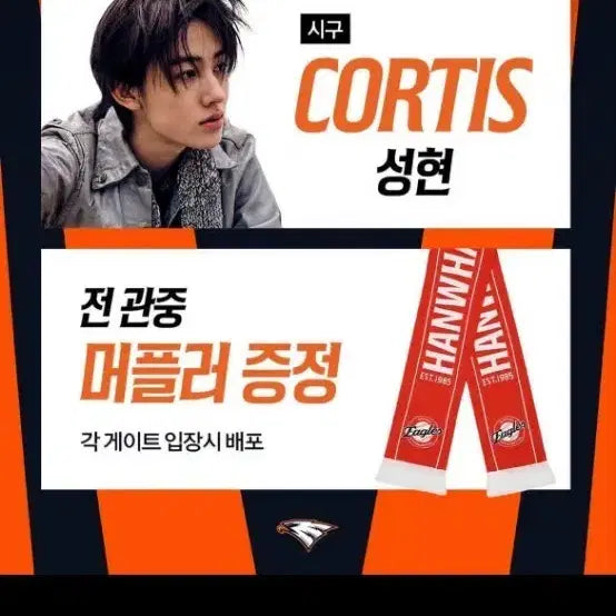 [BUNJANG] Hanwha Eagles Muffler / 한화이글스 머플러