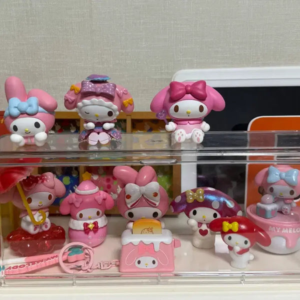 [BUNJANG] My Melody Figure & Display Case Bundle Set / 마이멜로디 피규어 + 장식장 세트 일괄판매