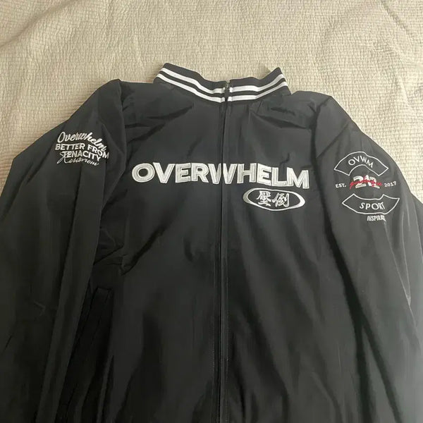 [BUNJANG] Absorbed Varsity Jacket Windbreaker Size M / { M size } 압도 바시티 자켓 바람막이 새상품급