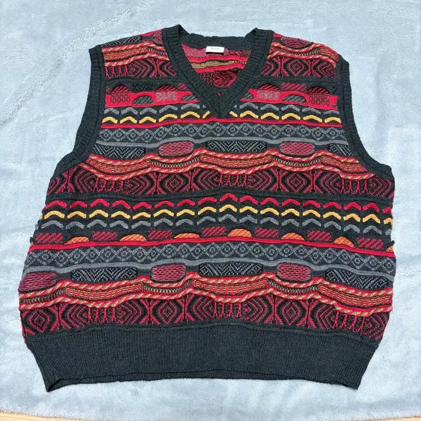 [BUNJANG] Vintage Cable Knit Vest / vtg 빈티지 케이블 니트 베스트
