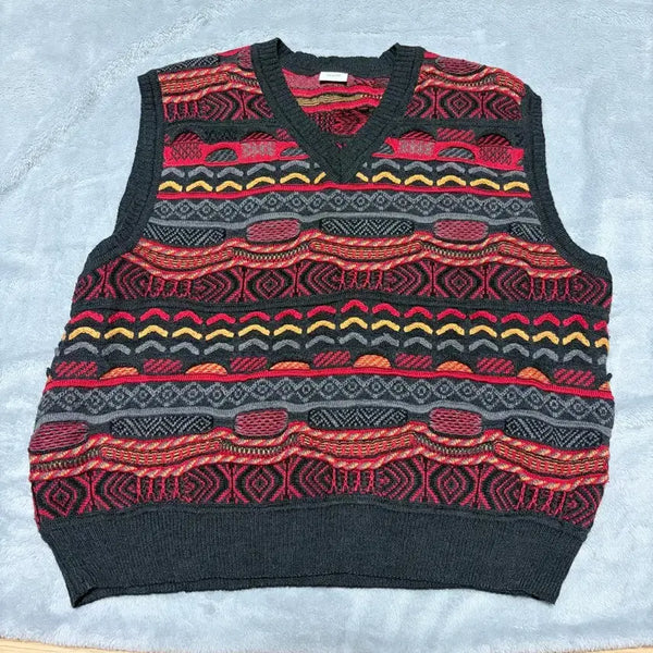 [BUNJANG] Vintage Cable Knit Vest / vtg 빈티지 케이블 니트 베스트